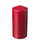 FENOMEN unscented pillar candle, red, 6.8 cm