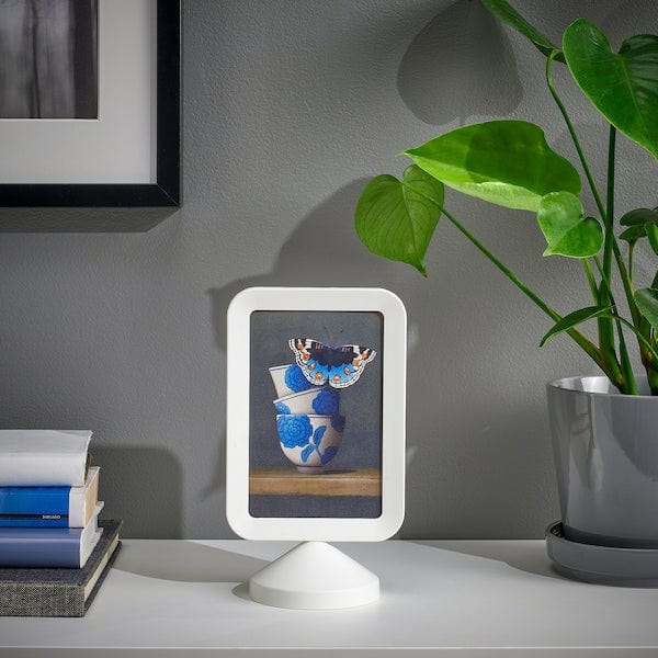 Ikea FIKONTRÄD - Frame, white, 10x15 cm