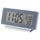FILMIS - Clock/thermometer/alarm, low-voltage/grey, 16.5x9 cm