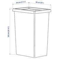 FILUR - Bin with lid, white, 42 l - Premium  from Ikea - Just €19.99! Shop now at Maltashopper.com