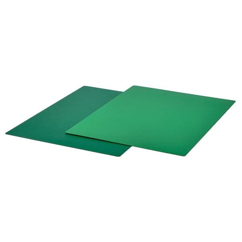FINFÖRDELA - Bendable chopping board, green/bright green, 28x36 cm