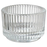 FINSMAK tealight holder, clear glass, 3.5 cm