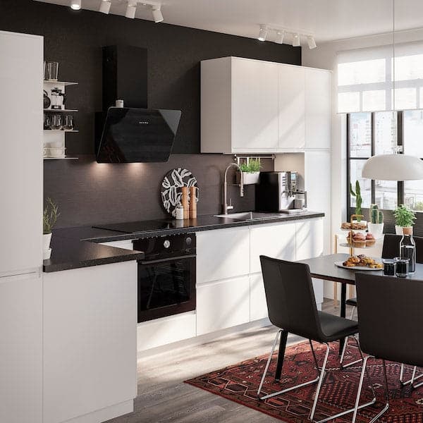 Ikea FINSMAKARE Hood to be fixed to the wall - black , 70 cm