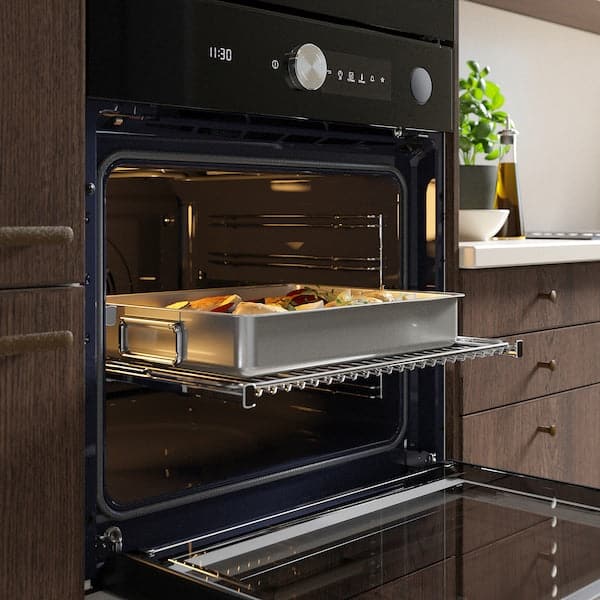 Ikea FINSMAKARE Thermoventil/pyrolytic furnace/steam - black ,