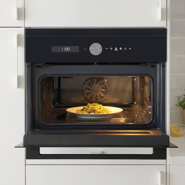 FINSMAKARE Combined microwave thermooventilate - black , - best price from Maltashopper.com 50411768