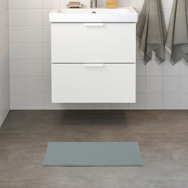Ikea FINTSEN - Bath mat, grey, 40x60 cm