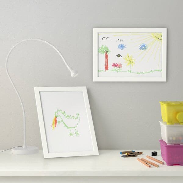 Ikea FISKBO - Frame, white, 21x30 cm