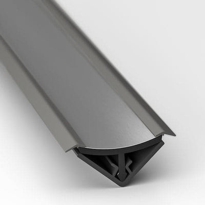 FIXA - Wall finishing strip, stainless steel colour - best price from Maltashopper.com 20532875