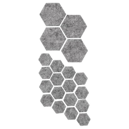FIXA - Stick-on floor protectors set of 20, grey - best price from Maltashopper.com 00431151
