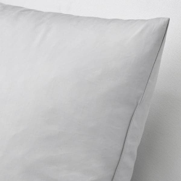 FJÄDRAR - Cushion cover, grey, 40x58 cm - best price from Maltashopper.com 20539221