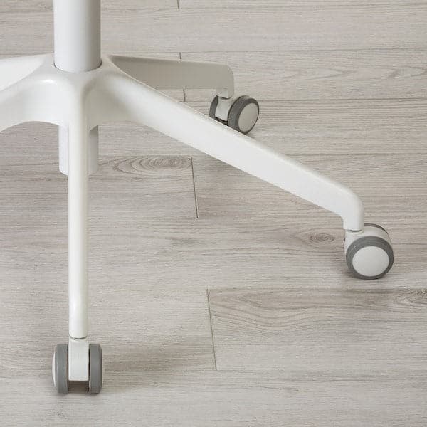 Ikea FJÄLLBERGET Wheelchair with wheels - veneered white mord oak/Gunnared beige ,