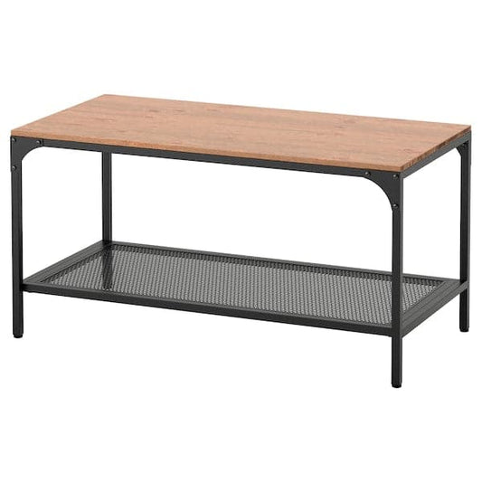 Ikea FJÄLLBO - Coffee table, black, 90x46 cm