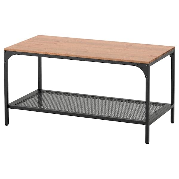 Ikea FJÄLLBO - Coffee table, black, 90x46 cm