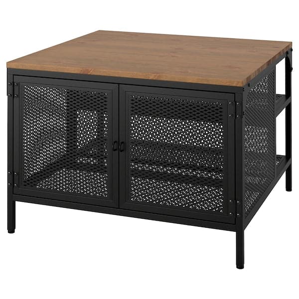 FJÄLLBO - Storage table, black, 68x68x48 cm - best price from Maltashopper.com 90539576