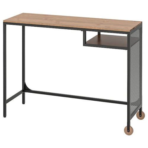 FJÄLLBO - Laptop table, black, 100x36 cm