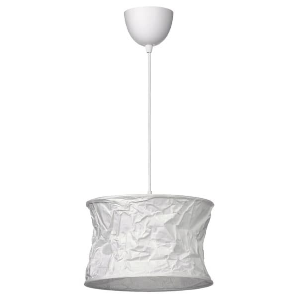 FJÄLLMIL / HEMMA - Pendant lamp, white/white, 33 cm - best price from Maltashopper.com 39526148