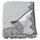 FJÄLLSTARR - FJÄLLSTARR Bath sheet, white/grey, 100x150 cm