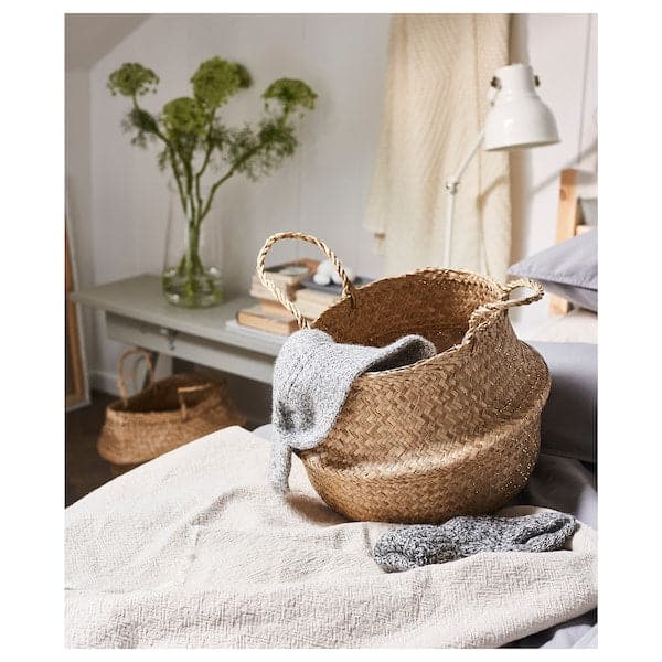FLÅDIS - Basket, seagrass, 25 cm - best price from Maltashopper.com 60322173