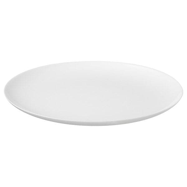 Ikea FLAMSIG - Pizza plate, white, 32 cm