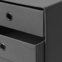 FLARRA Minicassette chest with 3 drawers - dark gray 33x38 cm , - best price from Maltashopper.com 00448854