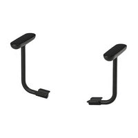 FLINTAN pair of armrests, black, 7x31x23 cm
