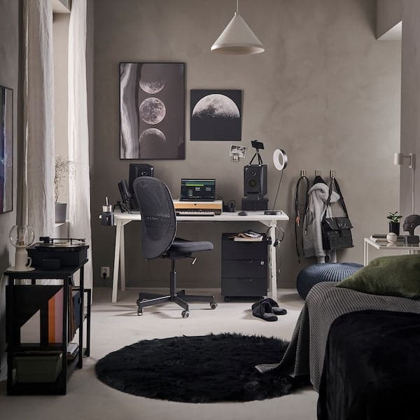 FLINTAN Office Chair - Black , - best price from Maltashopper.com 10489028