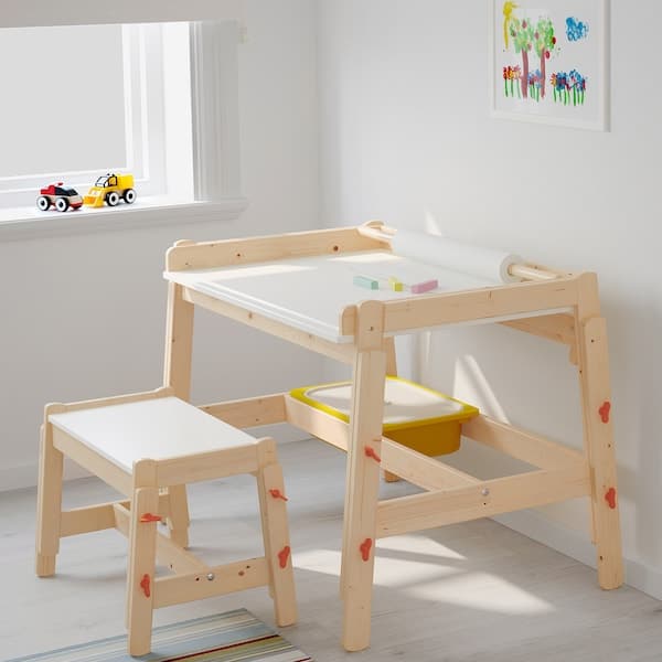 FLISAT - Children's bench, adjustable - best price from Maltashopper.com 80290779