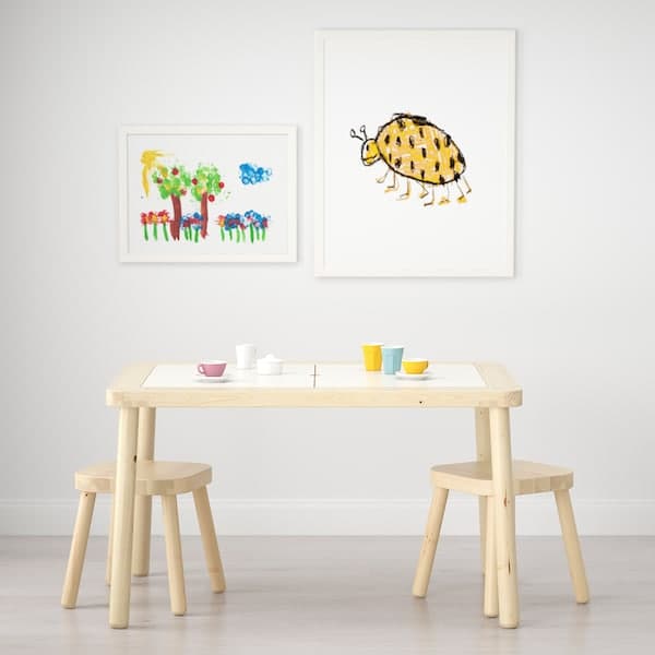 FLISAT - Children's table, 83x58 cm - best price from Maltashopper.com 50298418
