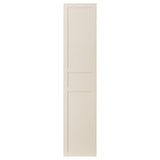 FLISBERGET door with hinges, light beige, 50x229 cm