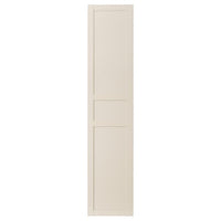 FLISBERGET - Door with hinges, light beige, 50x229 cm - best price from Maltashopper.com 99181068