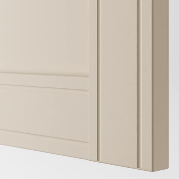 Ikea FLISBERGET - Door with hinges, light beige, 50x229 cm
