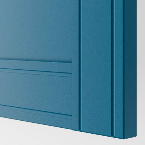 FLISBERGET Door with hinges - blue 50x229 cm , 50x229 cm