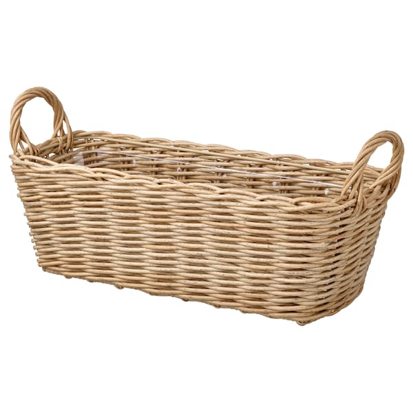 Ikea FLODBJÖRK - Flower box, in/outdoor light grey-brown, 54x21 cm