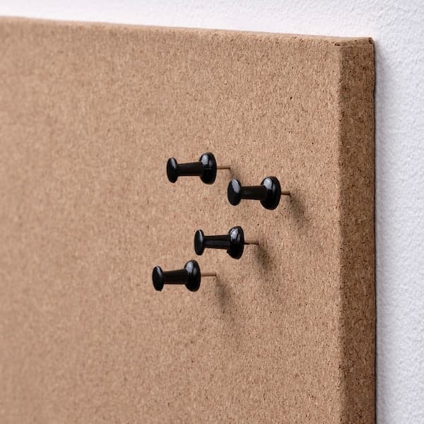 Ikea FLÖNSA - Memo board with pins, cork, 52x33 cm