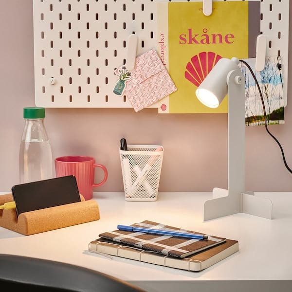 FLOTTILJ - Desk lamp, beige , - best price from Maltashopper.com 90552308