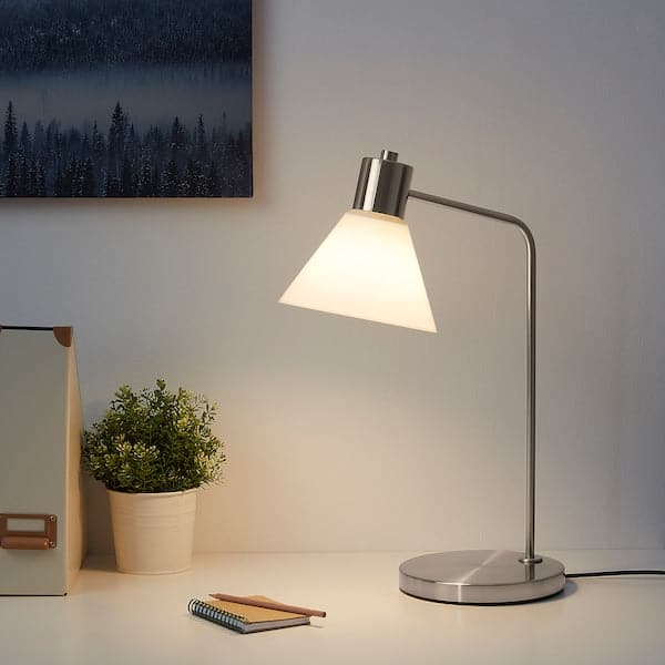FLUGBO Table lamp - nickel-plated/glass , - best price from Maltashopper.com 00513972