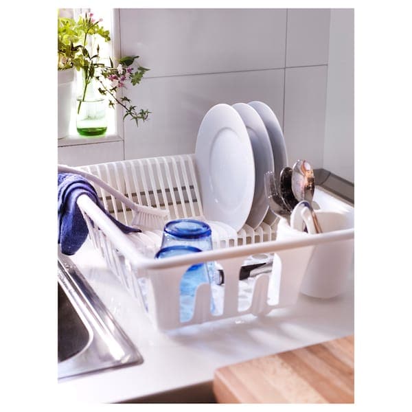 Ikea FLUNDRA - Dish drainer, white