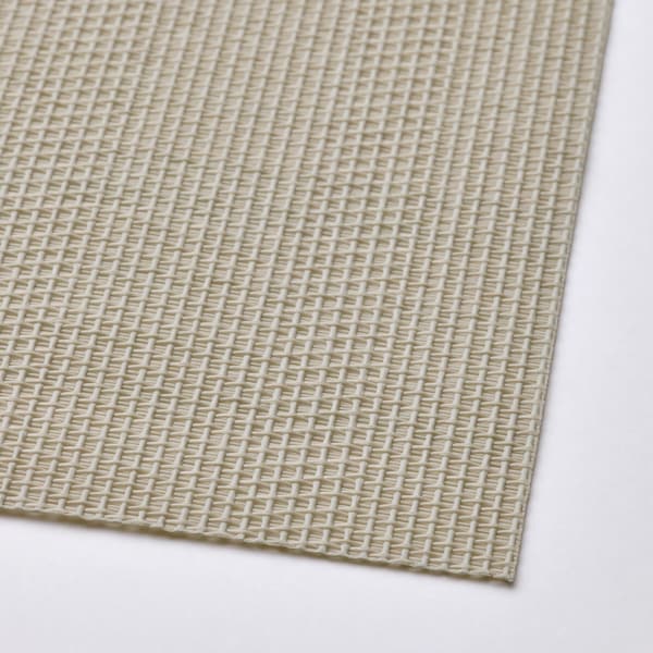Ikea FLYGFISK - Place mat, light beige, 38x30 cm