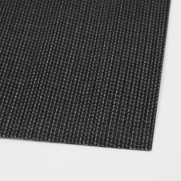 Ikea FLYGFISK - Place mat, dark grey, 38x30 cm