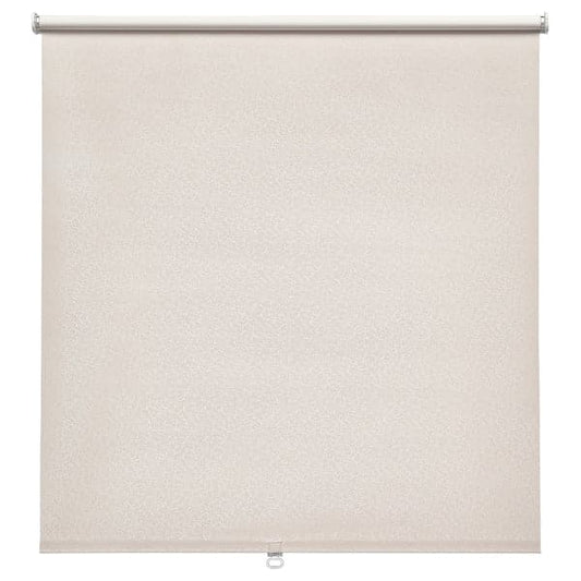 Ikea FÖNSTERBLAD - Block-out roller blind, beige, 100x155 cm