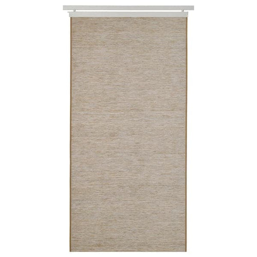 FÖNSTERVIVA - Panel curtain, beige/grey, 60x300 cm