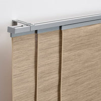 FÖNSTERVIVA - Panel curtain, brown/grey, 60x300 cm - best price from Maltashopper.com 80530388