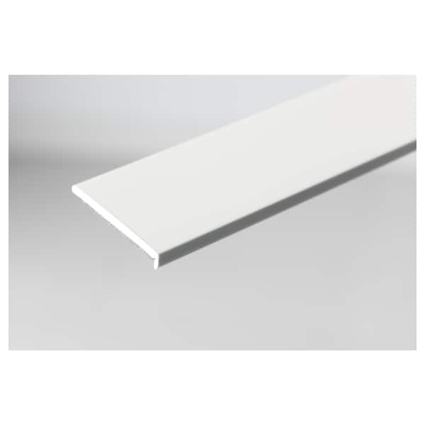 Ikea FÖRBÄTTRA - Cover strip and fittings, white, 59.7x2.2 cm