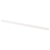 FÖRBÄTTRA cover strip and fittings, white, 59.7x2.2 cm