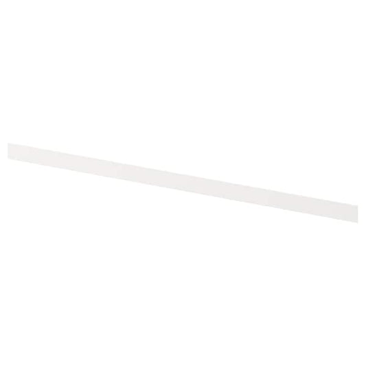 Ikea FÖRBÄTTRA - Cover strip and fittings, white, 59.7x2.2 cm