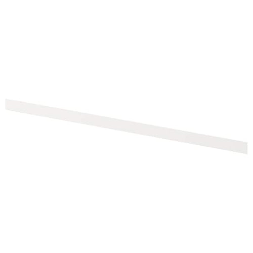 FÖRBÄTTRA - Cover strip and fittings, white, 59.7x2.2 cm
