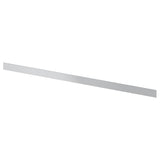 FÖRBÄTTRA cover strip and fittings, stainless steel colour, 59.7x2.2 cm