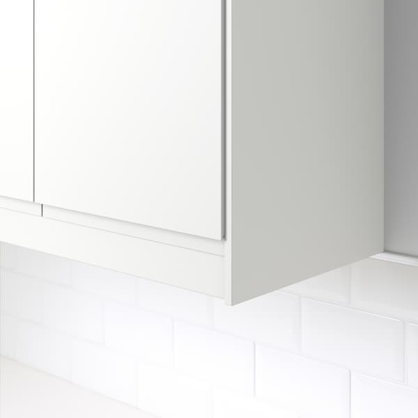 Ikea FÖRBÄTTRA - Rounded deco strip/moulding, matt white, 221 cm