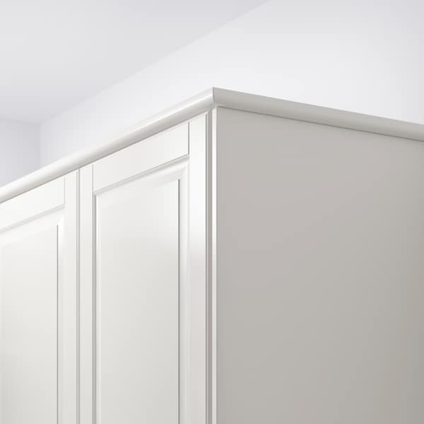 Ikea FÖRBÄTTRA - Rounded deco strip/moulding, off-white, 221 cm