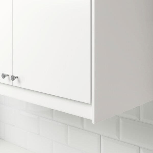 Ikea FÖRBÄTTRA - Rounded deco strip/moulding, white, 221 cm
